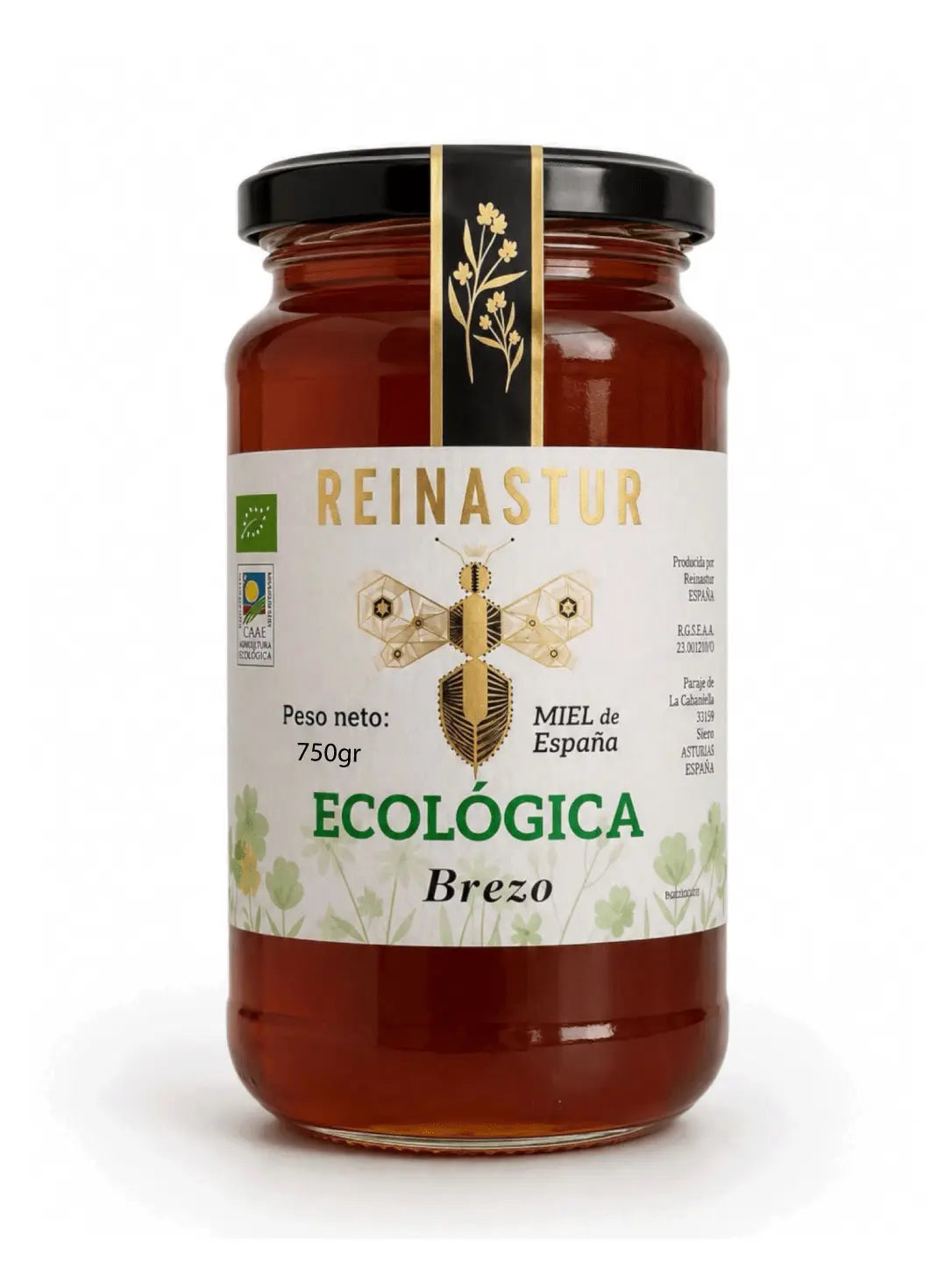 Miel Ecológica de Brezo · Intensa y Reconstituyente