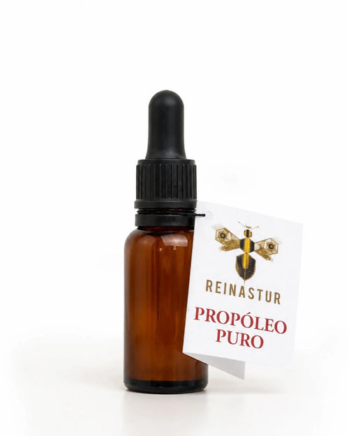 Propóleo puro Reinastur elaborado con propóleo de nuestras propias colmenas, productores y apicultores en Asturias.